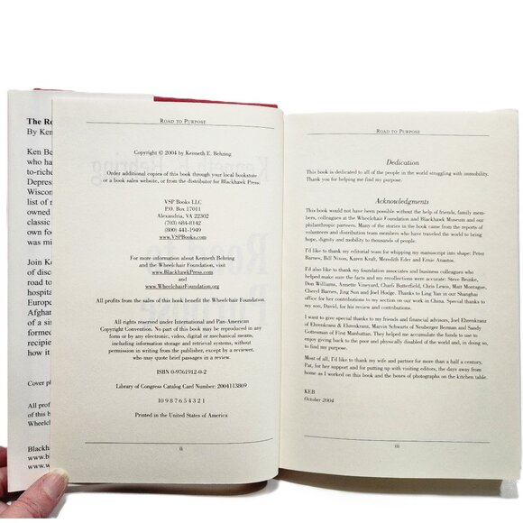 Road to Purpose: One Man's Journey Bringing Hope to Millions...by Behring - Picture 3 of 6